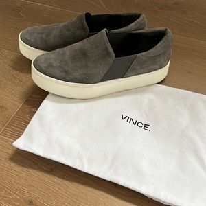 Vince Warren Grey Suede sneaker